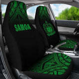 Samoa Polynesian Car Seat Covers - Green Fog - 105905 - YourCarButBetter