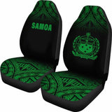 Samoa Polynesian Car Seat Covers - Green Fog - 105905 - YourCarButBetter
