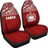 Samoa Polynesian Car Seat Covers Red - 105905 - YourCarButBetter
