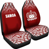 Samoa Polynesian Car Seat Covers - Red Fog - 105905 - YourCarButBetter
