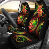 Samoa Polynesian Car Seat Covers - Reggae Plumeria - 105905 - YourCarButBetter