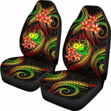 Samoa Polynesian Car Seat Covers - Reggae Plumeria - 105905 - YourCarButBetter