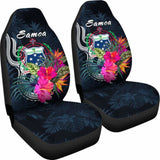 Samoa Polynesian Car Seat Covers - Tropical Flowers - 105905 - YourCarButBetter