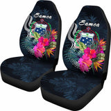 Samoa Polynesian Car Seat Covers - Tropical Flowers - 105905 - YourCarButBetter
