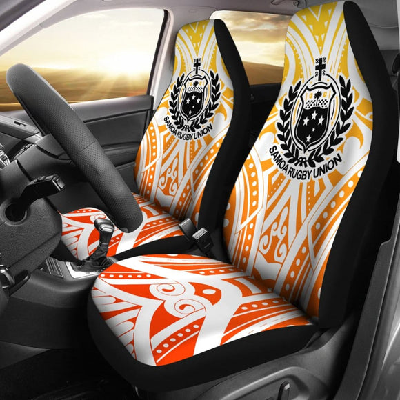Samoan Coat of Arms American Samoa Flag Car Seat Covers 211904 - YourCarButBetter