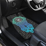 Samoan Polynesian Print Custom Car Floor Mats 211904 - YourCarButBetter