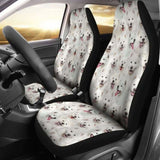 Samoyed Full Face Car Seat Covers 090629 - YourCarButBetter