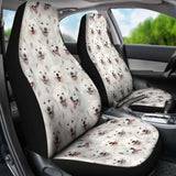 Samoyed Full Face Car Seat Covers 090629 - YourCarButBetter