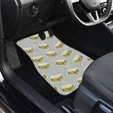 Sandwich Pattern Print Design 05 Front And Back Car Mats 160830 - YourCarButBetter
