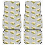 Sandwich Pattern Print Design 05 Front And Back Car Mats 160830 - YourCarButBetter