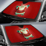 Santa Claus Car Auto Sun Shades 103406 - YourCarButBetter