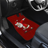 Santa Claus Custom Funny Style Car Floor Mats 211603 - YourCarButBetter