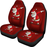 Santa Claus Custom Funny Style Car Seat Covers 211603 - YourCarButBetter