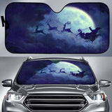 Santa Claus Moon Car Sun Shades 172609 - YourCarButBetter