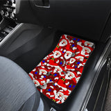 Santa Claus With Christmas Gifts Car Floor Mats 211603 - YourCarButBetter