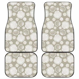 Scallop Shell Pattern Front And Back Car Mats 174914 - YourCarButBetter