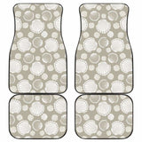 Scallop Shell Pattern Front And Back Car Mats 174914 - YourCarButBetter