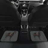 Scary Horror Zombie Horse Car Floor Mats 211301 - YourCarButBetter