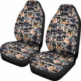 Schnauzer Full Face Car Seat Covers 102802 - YourCarButBetter