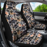 Schnauzer Full Face Car Seat Covers 102802 - YourCarButBetter