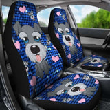 Schnauzer Lovers Car Seat Covers 102802 - YourCarButBetter