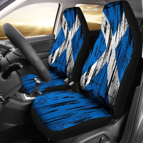 Scotland Grunge Flag Car Seat Cover 1 232125 - YourCarButBetter