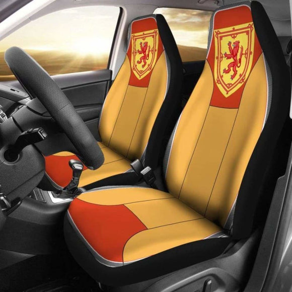 Scottish Coat Of Arms Car Seat Covers Amazing 105905 - YourCarButBetter