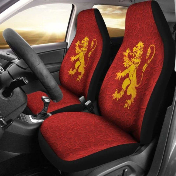 Scottish Royal Lion Car Seat Cover 1 221205 - YourCarButBetter