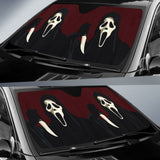 Scream Ghostface Car Auto Sun Shades 212903 - YourCarButBetter