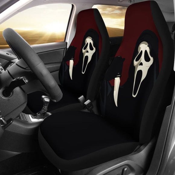 Scream Ghostface Car Seat Covers 212903 - YourCarButBetter