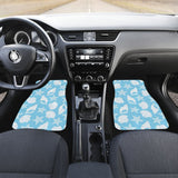 Sea-blue Seashells Car Floor Mats 212203 - YourCarButBetter