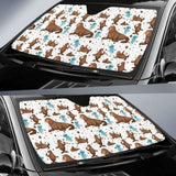 Sea Lion Seals Jellyfish Pattern Car Auto Sun Shades 172609 - YourCarButBetter