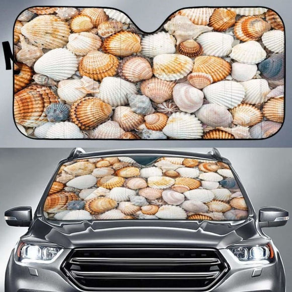 Sea Shells Car Auto Sun Shades 460402 - YourCarButBetter