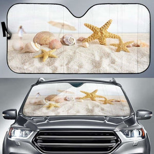 Sea Shells Car Sun Shades 1 460402 - YourCarButBetter