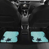 Sea Turtle With Blue Ocean Backgroud Front And Back Car Mats 091814 051512 - YourCarButBetter