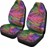 Seat Covers - Abstract Neon 153908 - YourCarButBetter