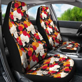 Set 2 Seat Cover Sugar Skulls 101207 - YourCarButBetter