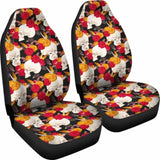 Set 2 Seat Cover Sugar Skulls 101207 - YourCarButBetter