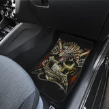 Set 4 Pcs Dragon Skull Car Mats 184610 - YourCarButBetter