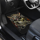 Set 4 Pcs Dragon Skull Car Mats 184610 - YourCarButBetter