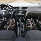 Set 4 Pcs Grim Reaper Skull Car Mats 112608 - YourCarButBetter