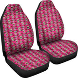 Set Of 2 Sugar Skull Seat Covers 101819 - YourCarButBetter