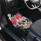 Set Of 4 Pcs Floral Car Mats 153908 - YourCarButBetter