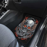 Set Of 4 Pcs Gothic Sugar Skull Car Mat 172727 - YourCarButBetter