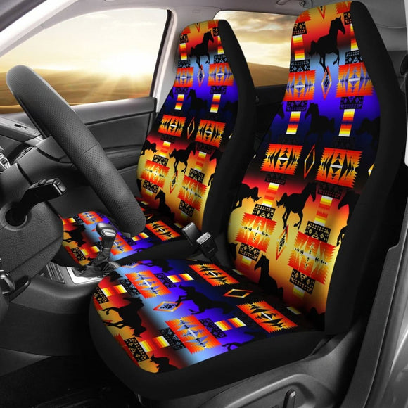 Seven Tribe Horses Car Seat Covers 103131 - YourCarButBetter