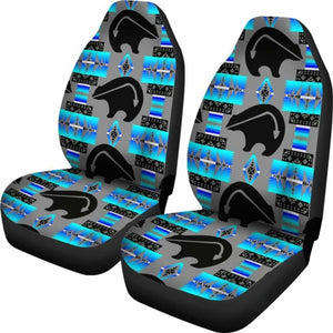 Seven Tribes Midnight Lake Bear Car Seat Covers 153908 - YourCarButBetter