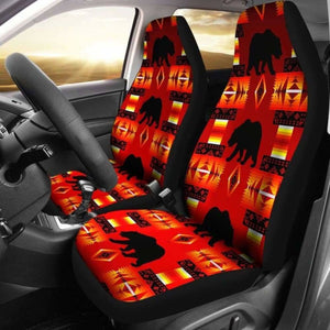 Seven Tribes Red Bear Car Seat Covers 105905 - YourCarButBetter