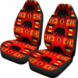 Seven Tribes Red Bear Car Seat Covers 153908 - YourCarButBetter