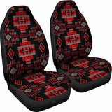Seven Tribes Red Fire Car Seat Covers 105905 - YourCarButBetter