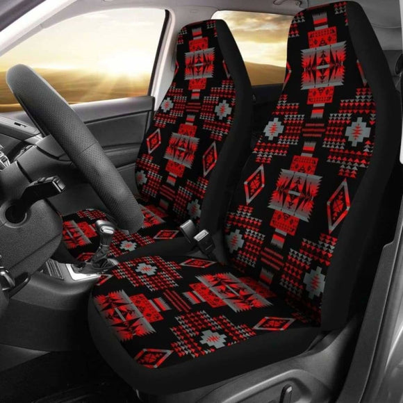 Seven Tribes Red Fire Car Seat Covers 105905 - YourCarButBetter